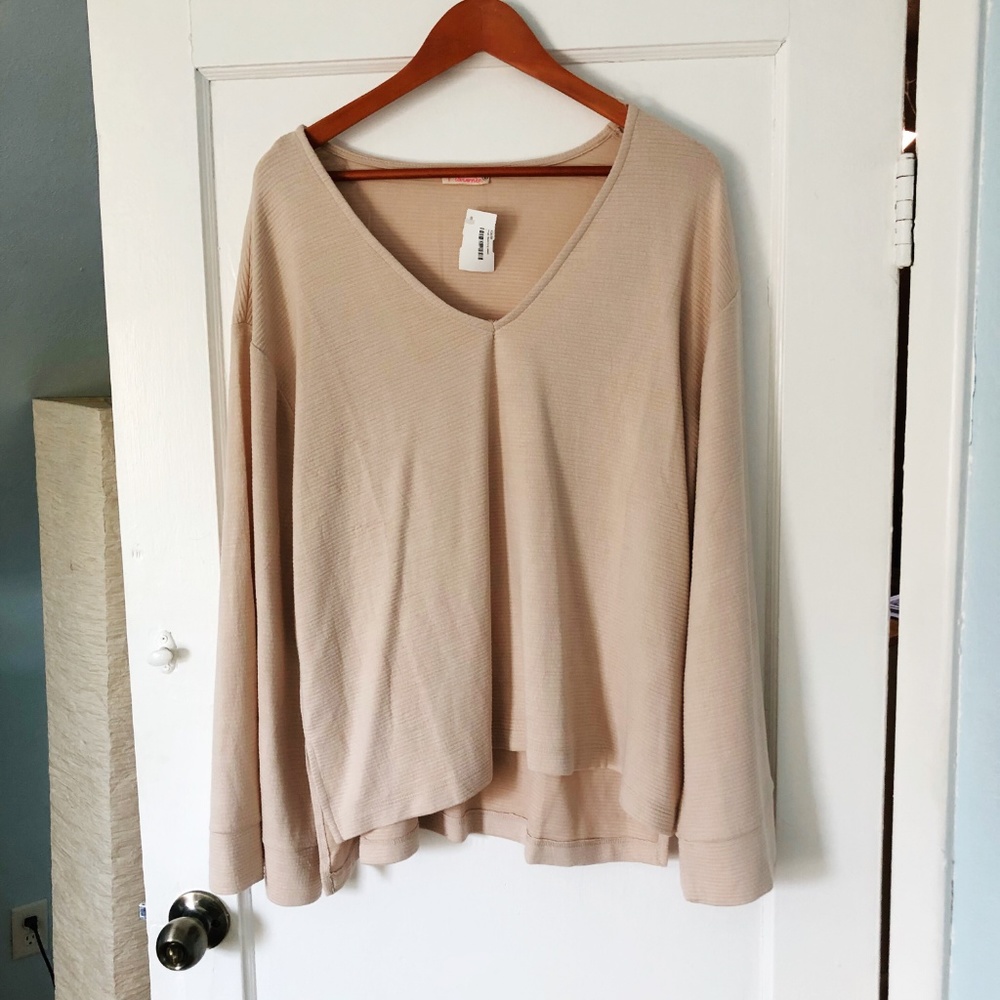 Neutral Long Sleeve Top NWT